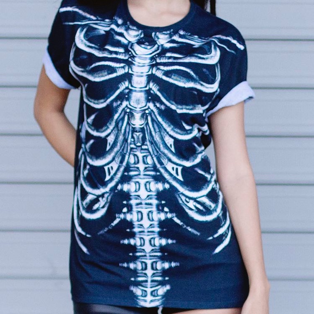 Black Milk Mechanical Ribs LA tee shirt
